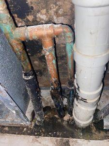 a rust pipe in Miramar leak detection